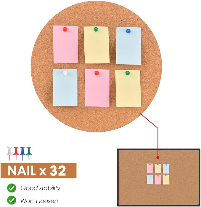 2-Pack Cork Board Bulletin Board 20 x 30, Office Board - Image 5