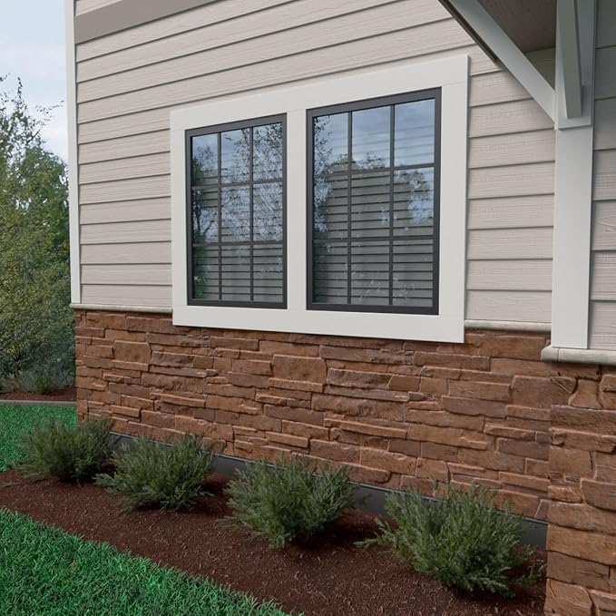 EverStone Acadia Ledge Faux Stone Panel, York Town Color - Image 10