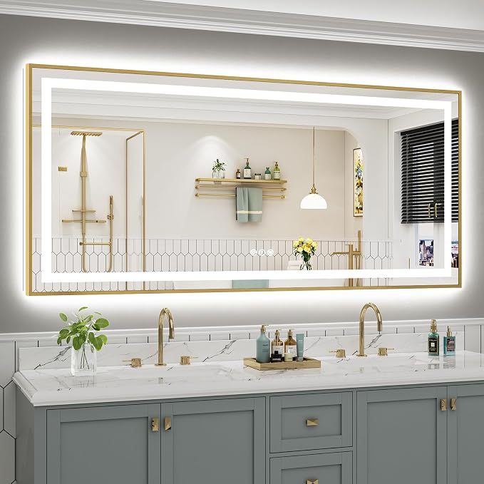 77x36 Inch LED Bathroom Mirror by Briivuemodernmirrors