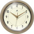Infinity Instruments LTD. Retro 9 inch Silent Sweep Non-Ticking Mid Century by InfinityInstruments