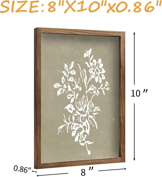 Liswit Framed Boho Wall Art Set of 4 - Image 6