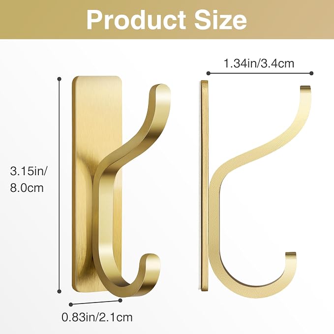 pickpiff Adhesive Wall Coat Hooks - Image 9
