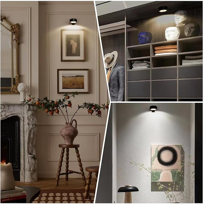 3-Pack Battery Operated Picture Light Magnetic Painting Light - Image 7