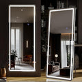 56"x21" LED Full Length Mirror – Standing Floor Body Mirror by Unknown