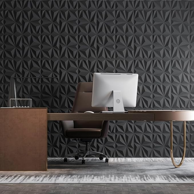 WOWSTAR 31 Sq.Ft. 24-Pack 3D Wall Panels Diamond - Image 6