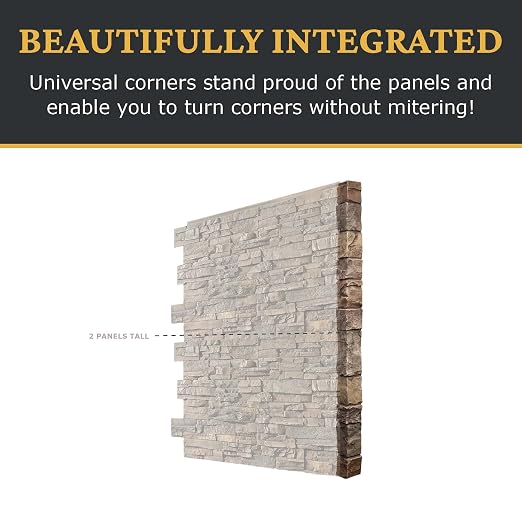 AZ Faux High-Density Polyurethane Faux Stone Flush Outside Corner - Image 7