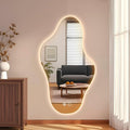 Modern Irregular LED Bathroom Mirror by Unknown