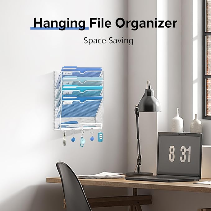 5 Tier Wall File Organizer - Image 4