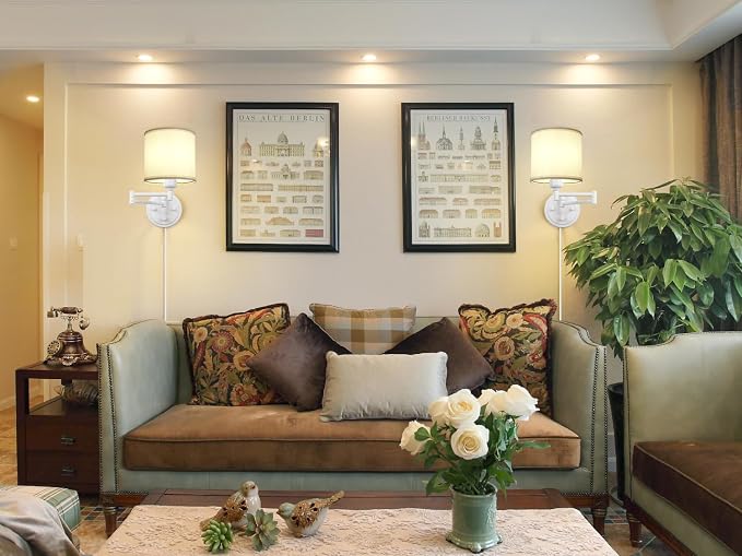 GOODATE Plug in Wall Sconces - Image 9