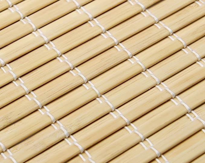 LazBlinds Cordless Bamboo Roman Shades, Privacy Window Treatment, Roll Up - Image 4