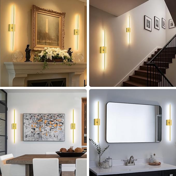 Eneru Battery Operated Wall Sconce Lights - 10000mAh Rechargeable Wireless Wall - Image 4