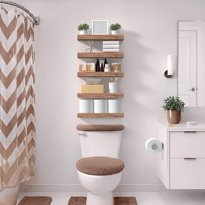Sorbus Floating Shelves for Wall – 16 Inch Floating Shelf for Kitchen, Living - Image 2