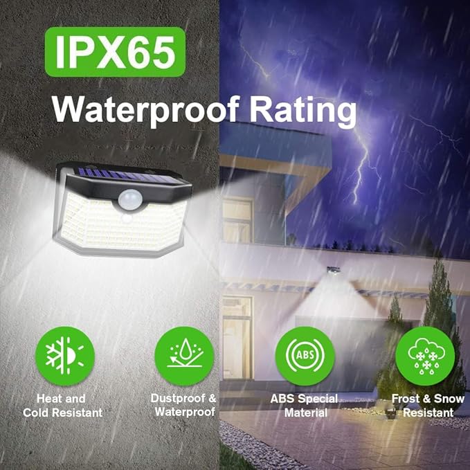 HMCITY 120 LED Solar Lights Outdoor - Image 5