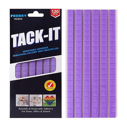 Feosky Adhesive Poster Sticky Tack Putty, Reusable and Removable Adhesive Putty by Feosky