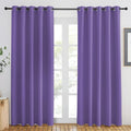 NICETOWN Lilac Purple Blackout Curtains 84 inch Length, Grommet Top Room by NICETOWN