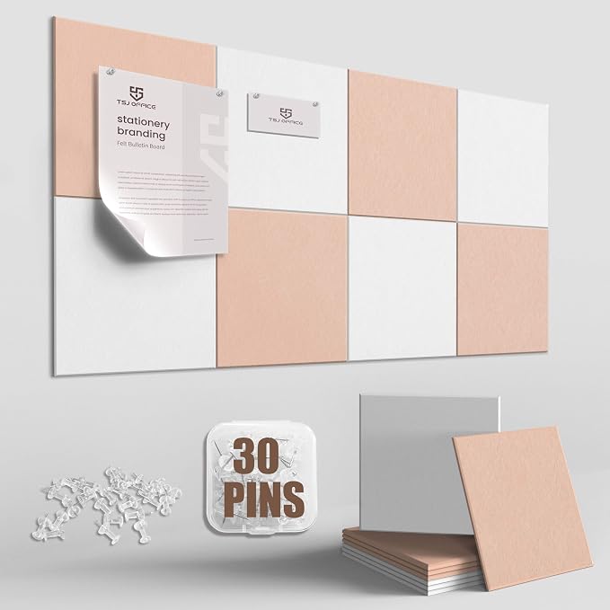 TSJOFFICE Large Cork Board for Wall by TSJOFFICE-WipeCleanThinkGreenWorkSmart