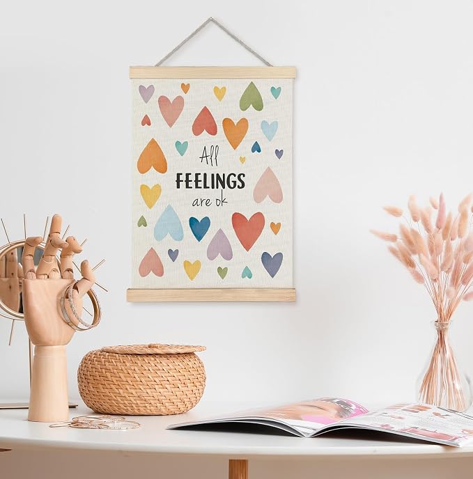 Yomisex All Feelings Are OK Mental Health Wall Art Poster - Image 3