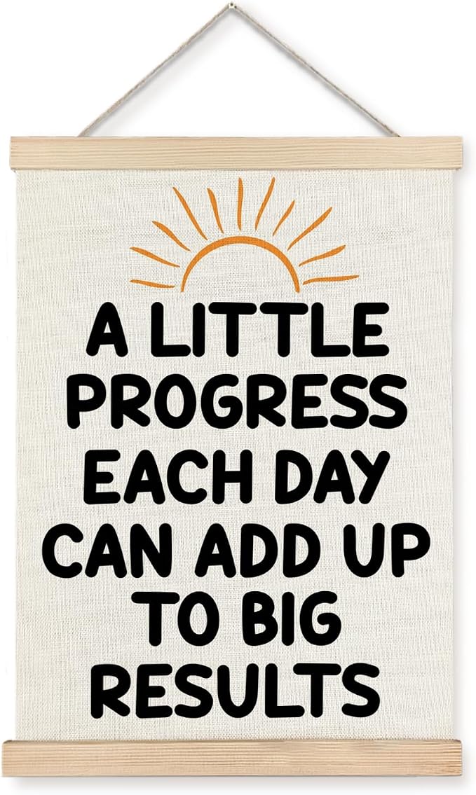 Supwhd Sunset Positive Affirmations Wall Decor, Inspirational Add Up to Big by Homedecoration