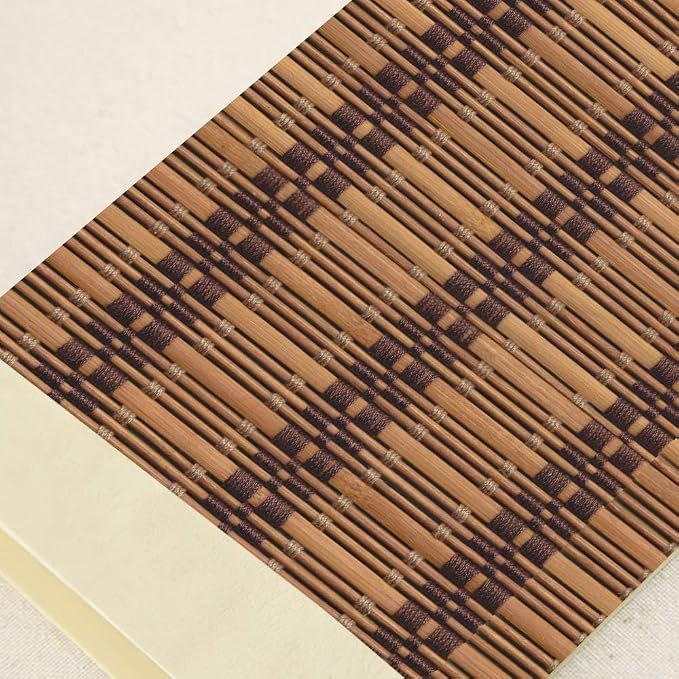 Letau No Drill No Tools Cordless Wood Window Shades Blinds, Bamboo Light - Image 3