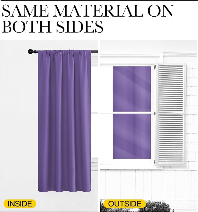 NICETOWN Room Darkening Curtains - Image 5