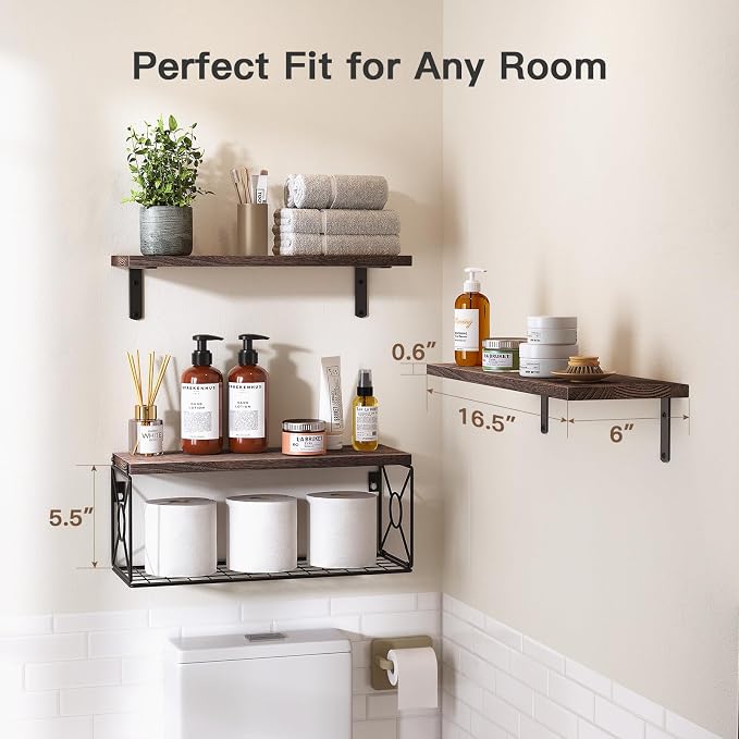 Amada Bathroom Shelves Over Toilet - Image 3