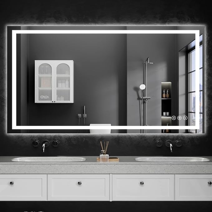 36"x55" LED Bathroom Mirror - Image 9
