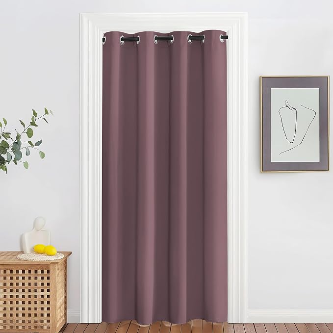 NICETOWN Blackout Doorway Curtain Drape 78 inch Long by NICETOWN
