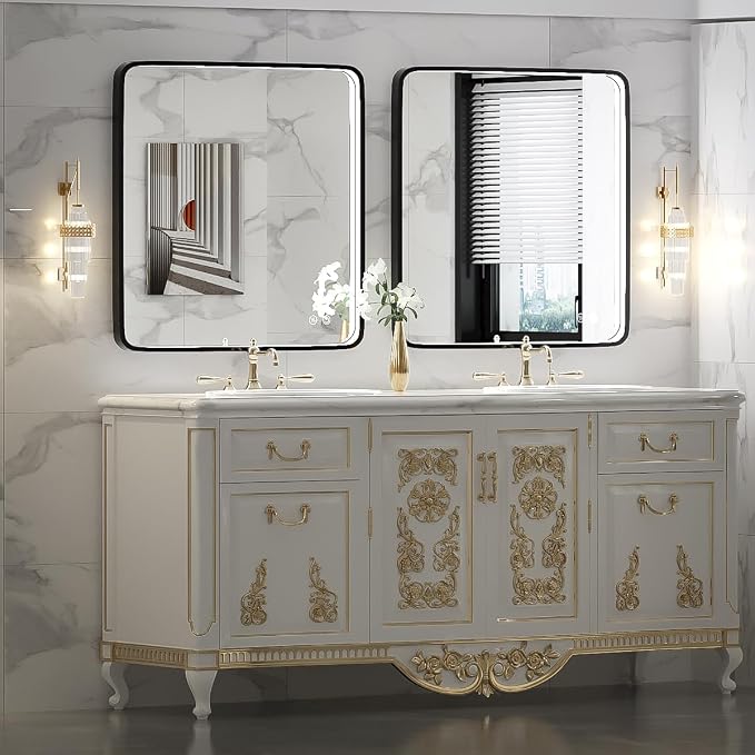 36X36 Inch Black Frame Bathroom - Image 3