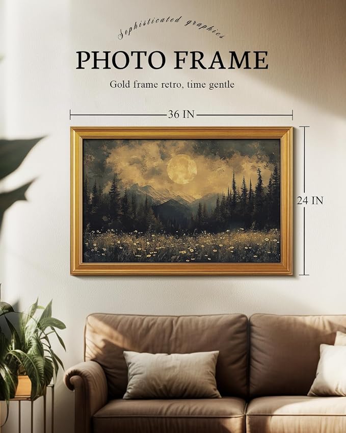 VIYYIEA Vintage Gold Framed Wall Art - Image 2