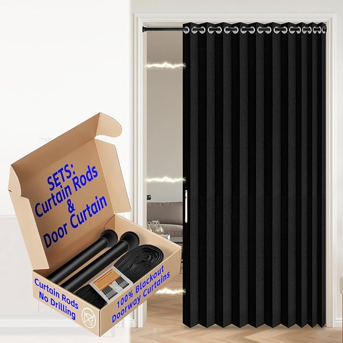 AJAZZ Blackout Accordion Door by AJAZZ