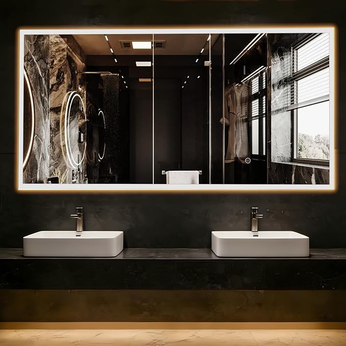 Full Length Mirror with Lights, Lighted Floor Mirror, LED Full Length Mirrors - Image 3