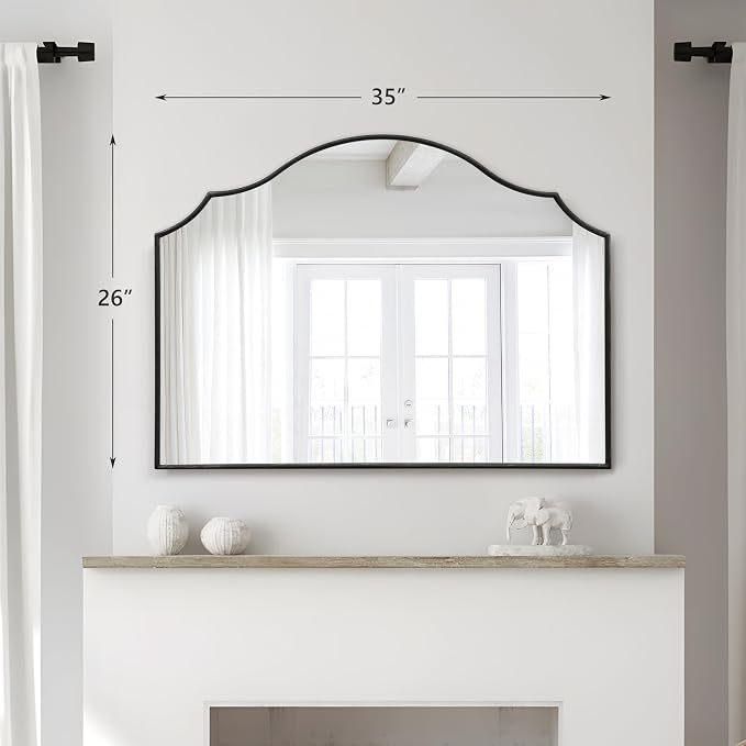 Besdomus Scalloped Arched Mirror - Image 4