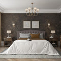 3yecao 31"×1181" Big Roll Large Size Wide Thick Dark Brown Tan Grey Concrete by 3YECAO