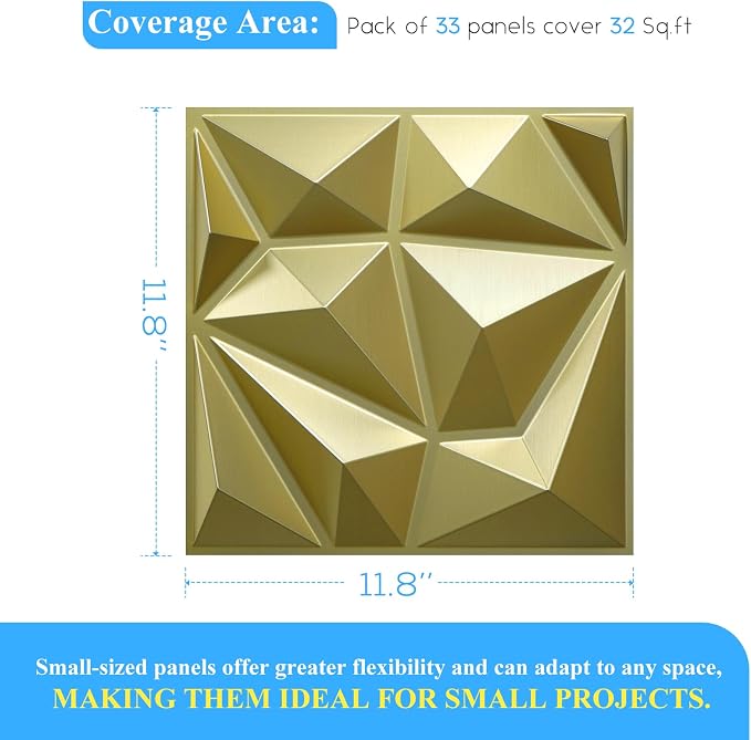 LEVOWAY 33 Pack Decorative 3D Wall Panels - Image 5
