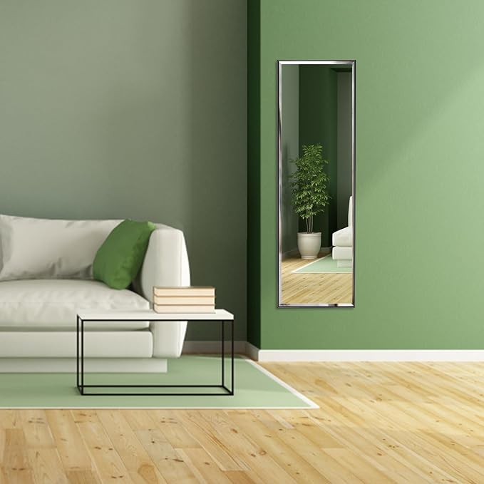 PETAFLOP 14x48 Inch Full Length Mirror Wall Mounted, Large Body Door Mirror - Image 5