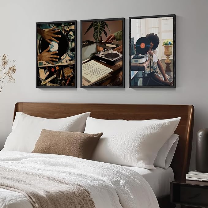 Black Girl Wall Art Decor Modern Black Woman Painting Prints - Image 5
