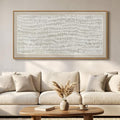 Large Framed Neutral Abstract Wall Art by Cuspin