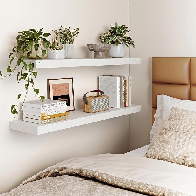 Fixwal Floating Shelves for Wall, Bathroom and Kitchen, for Storage, Room Decor - Image 6