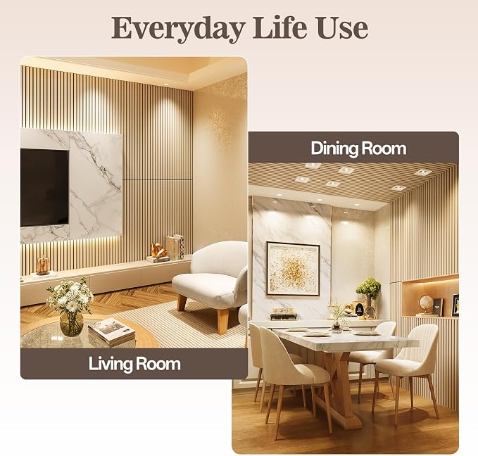 4 Pack Wood Panels for Wall, 47.24" x 23.81" Acoustic Wood Slat Wall Panel for - Image 3