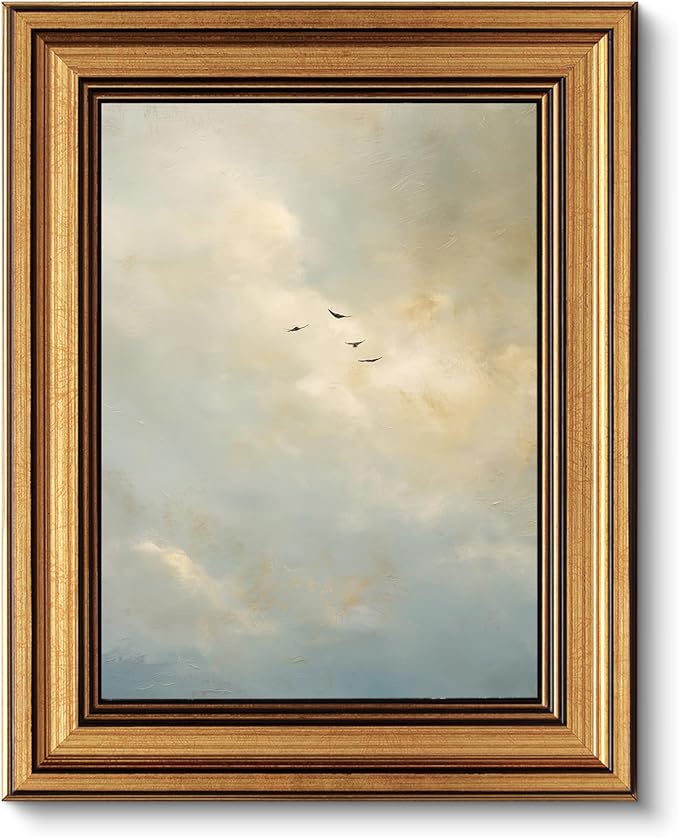 VIYYIEA Vintage Gold Framed Wall Art by VIYYIEAART