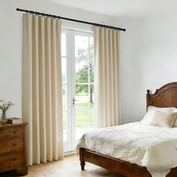 Room Divider Blackout Curtain Track Curtains Wall Dividers Panels Screen - Image 6