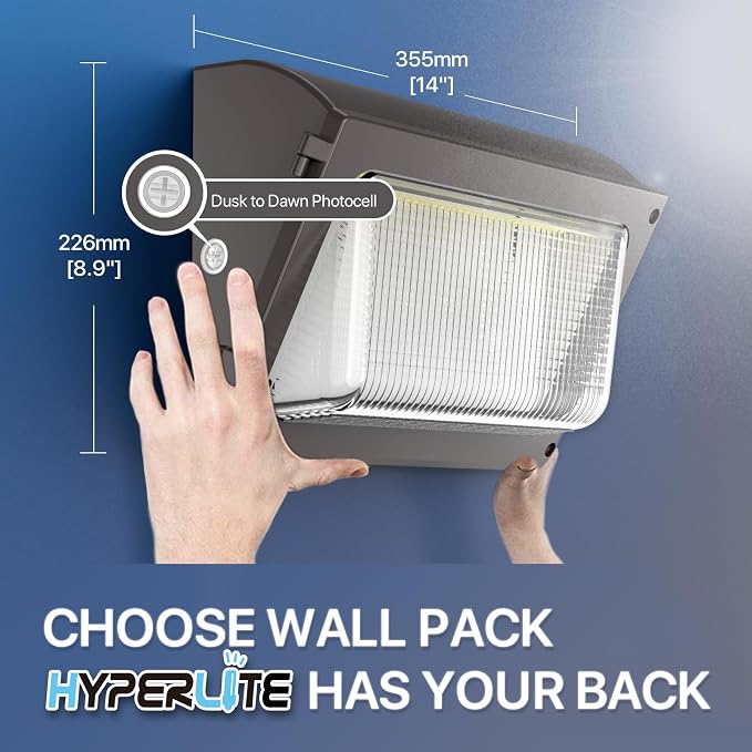 HYPERLITE LED Wall Pack Light 120W 2Packs - Image 2