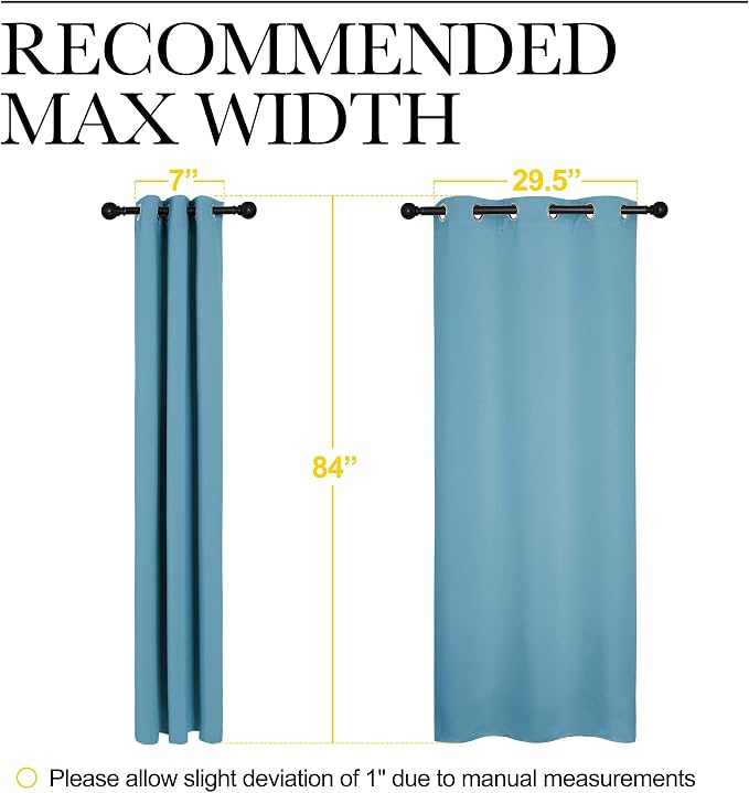 NICETOWN Thermal Curtains for Kids Room, Window Treatment Thermal Insulated - Image 7