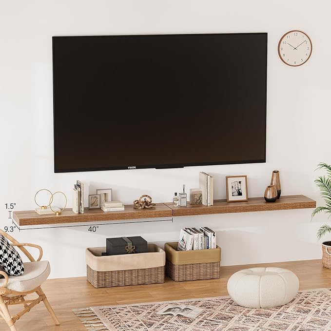 Heimlove 40 Inches Floating Shelves - Image 2