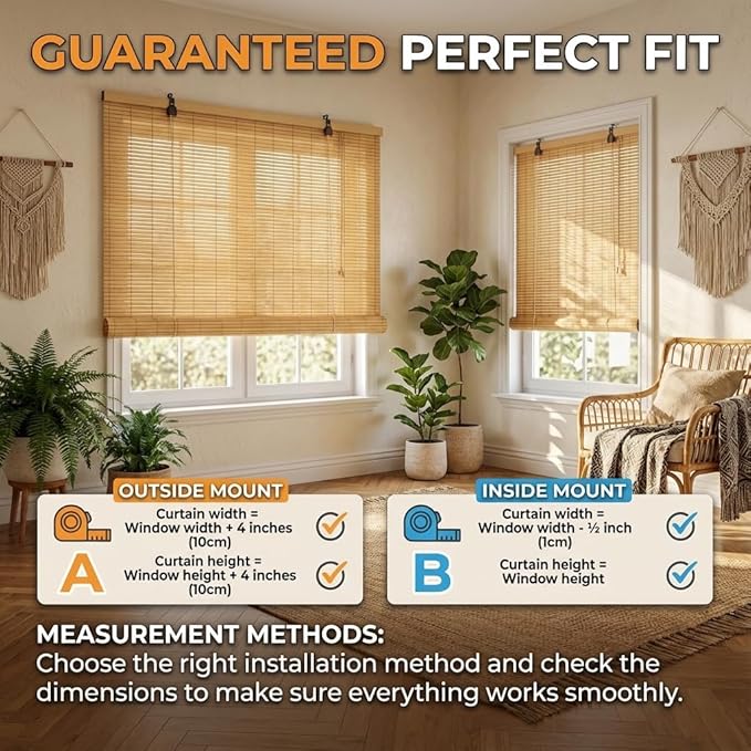 Bamboo Blinds for Interior Windows, Custom Bamboo Shades for Indoor Windows - Image 7