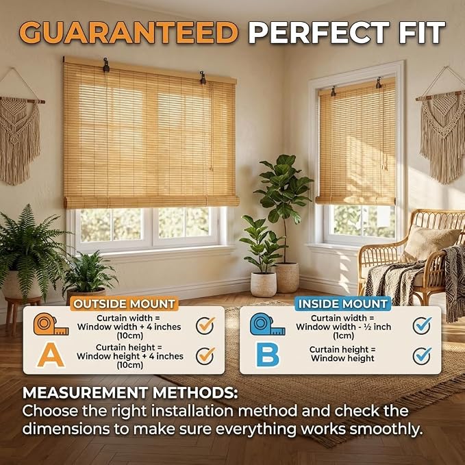 Bamboo Blinds for Interior Windows, Custom Bamboo Shades for Indoor Windows - Image 7