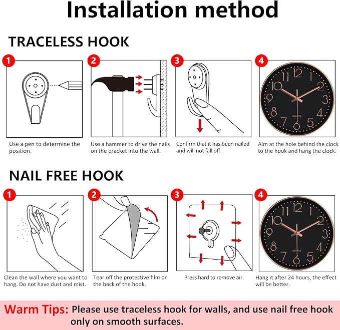 Modern Silent Wall Clock - Image 9