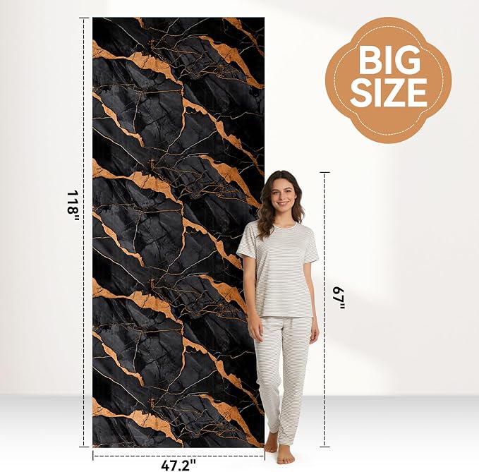 KASARO Peel and Stick Backsplash Wall Tile, 118 × 47 inch Self-Adhesive Thicker - Image 6
