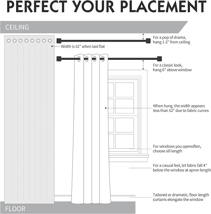 FMFUNCTEX 100% Blackout Curtains - Image 9