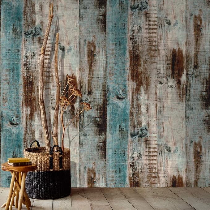 Orgrimmar 236" x 17.8" Wood Peel and Stick Wallpaper Self-Adhesive Removable by Orgrimmar